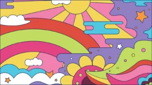 4/20 Background - True Terpenes - Illustrated by Mark Boehly - Graphicsbyte