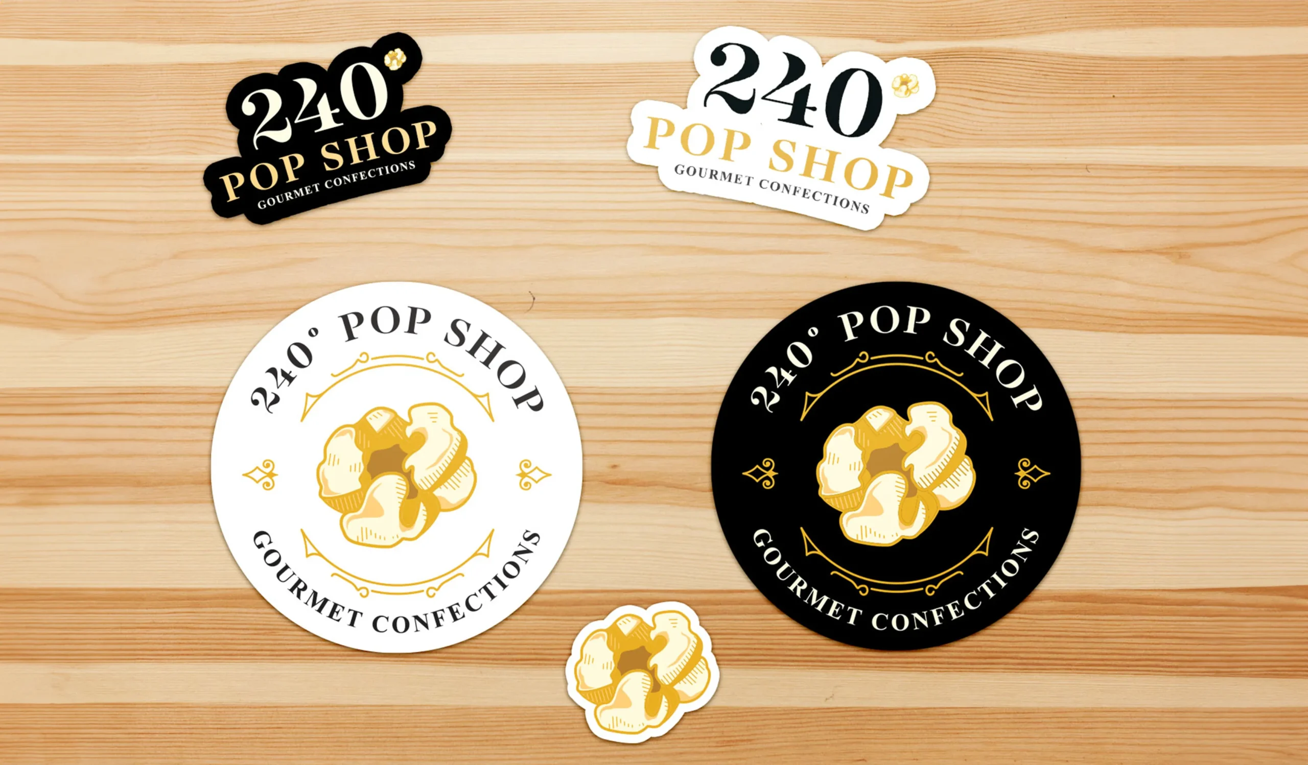 240 Pop Shop Stickers - Graphicsbyte