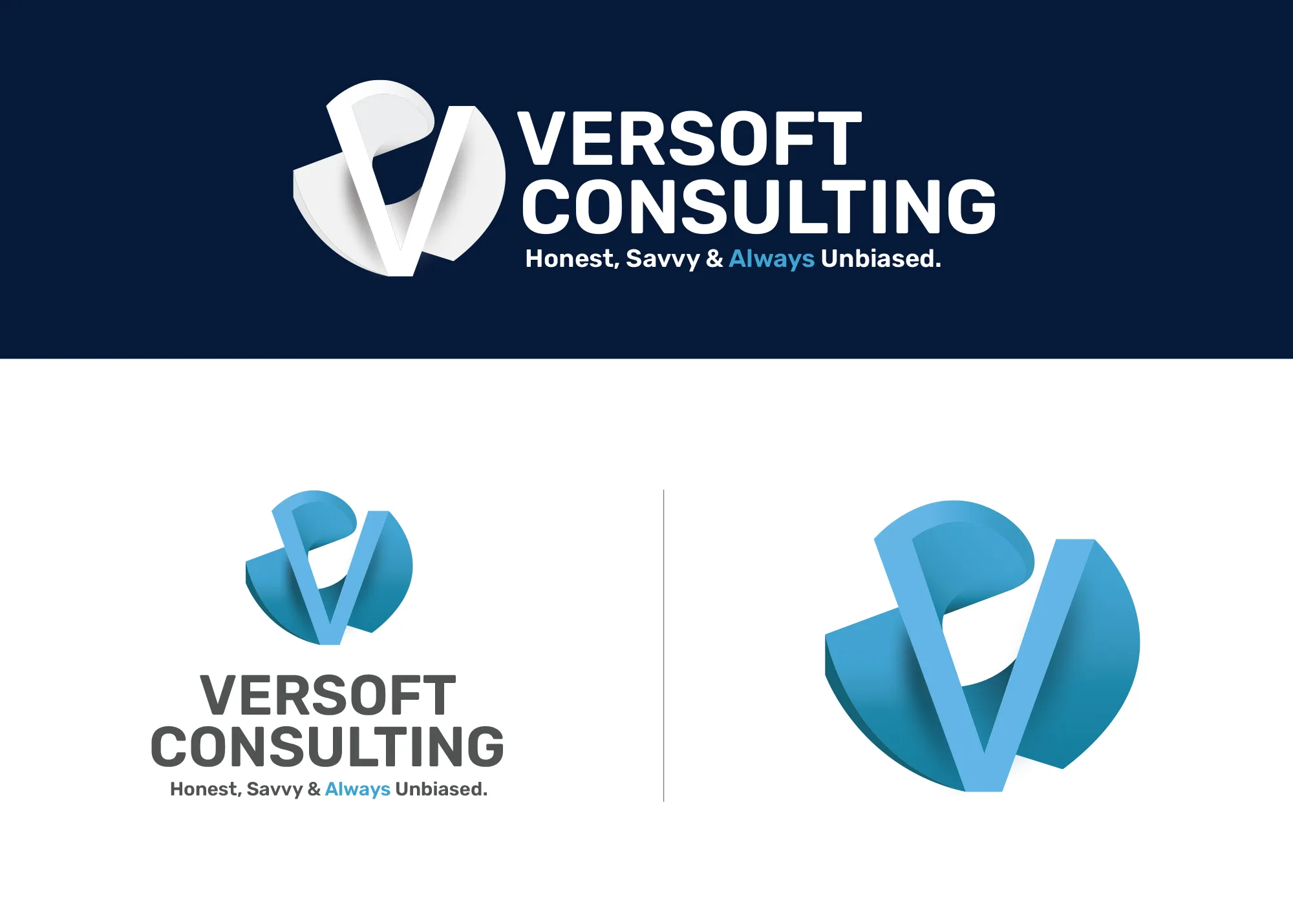 Versoft Consulting Logo - Designed by Mark Boehly - Graphicsbyte
