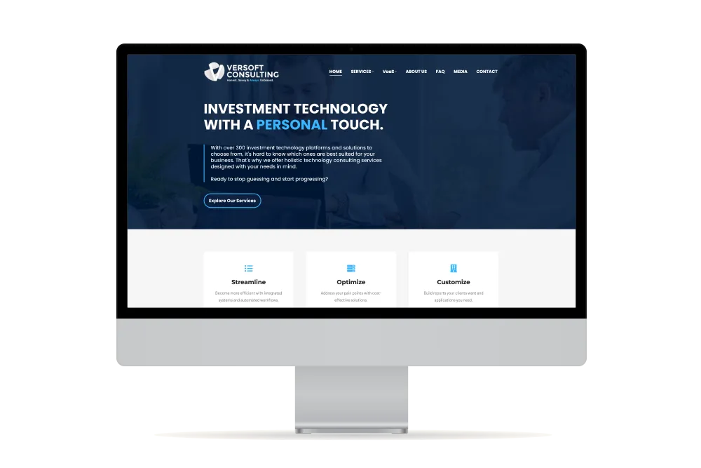 Versoft Consulting Homepage - Graphicsbyte
