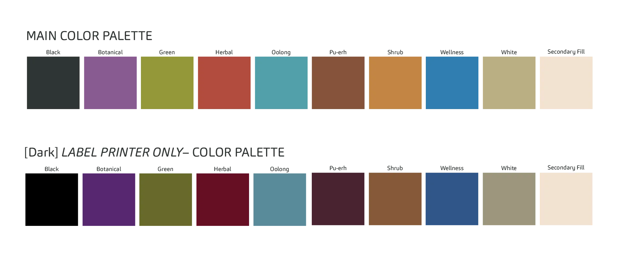 Cup of Tea Color Palette - Graphicsbyte