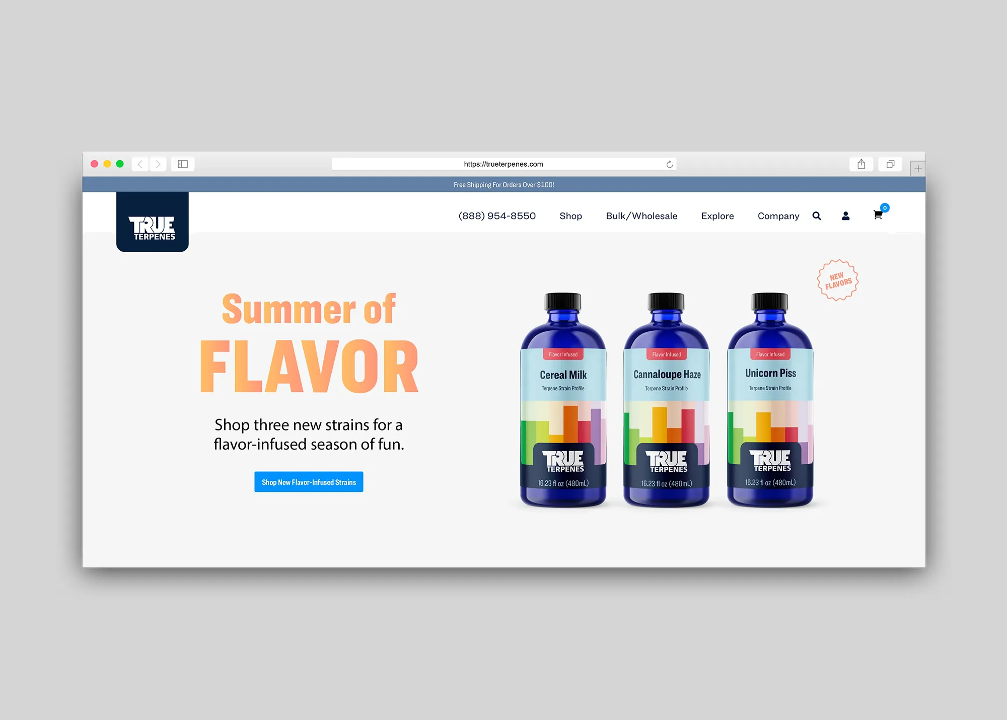 True Terpenes Summer of Flavor designed by Mark Boehly - Graphicsbyte