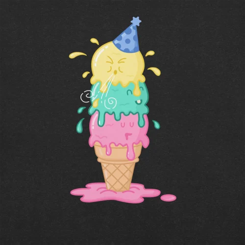 I Scream You Scream Unisex Black T-Shirt - Graphicsbyte