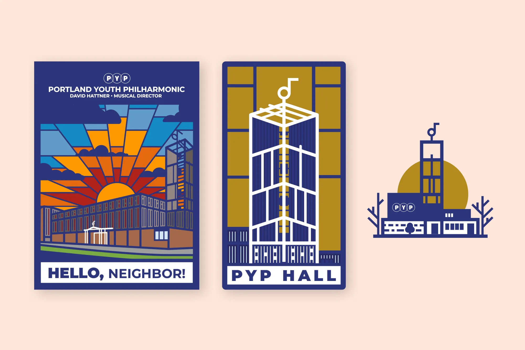 Illustration - Portland Youth Philharmonic-Central Lutheran Church - Graphicsbyte