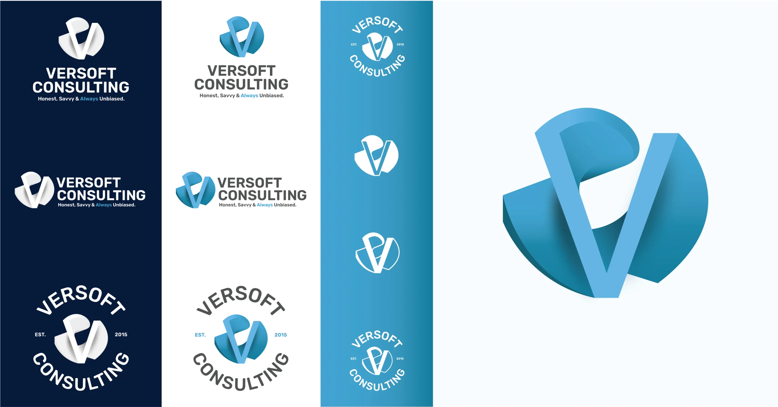Brand Identity System Versoft Consulting - Graphicsbyte