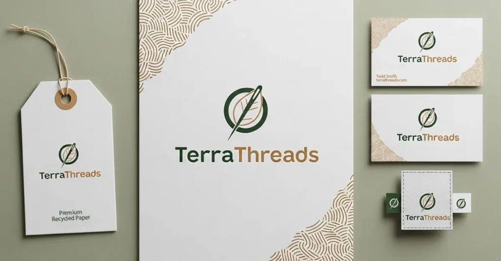 Brand Identity Design_Terra Threads - Graphicsbyte