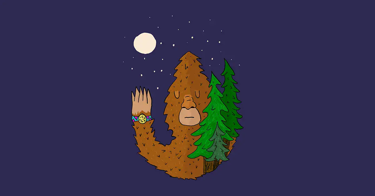 Custom Illustration Bigfoot Watch by Mark Boehly - Graphicsbyte