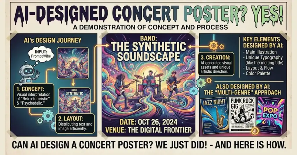 Can AI Design a concert Poster-Graphicsbyte