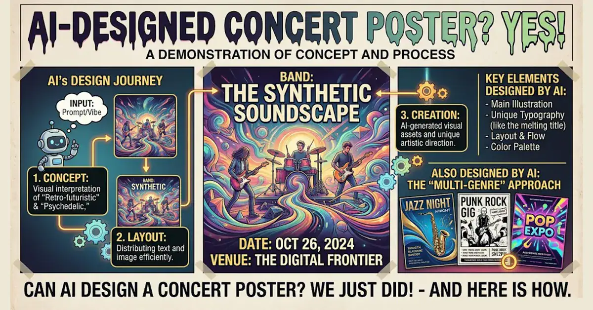 Can AI Design a concert Poster-Graphicsbyte