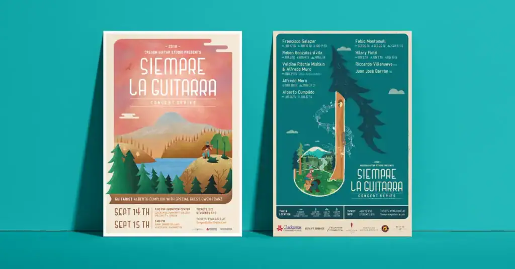 Concert Poster Illustration -Graphicsbyte