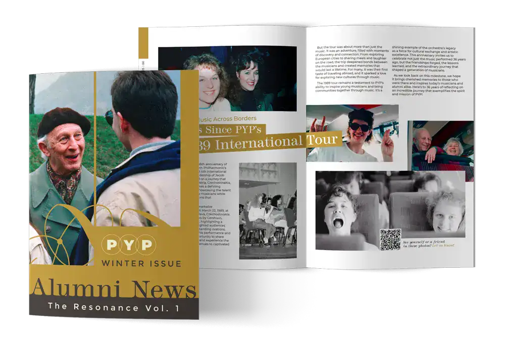 Ongoing graphic design support- Portland Youth Philharmonic -Graphicsbyte