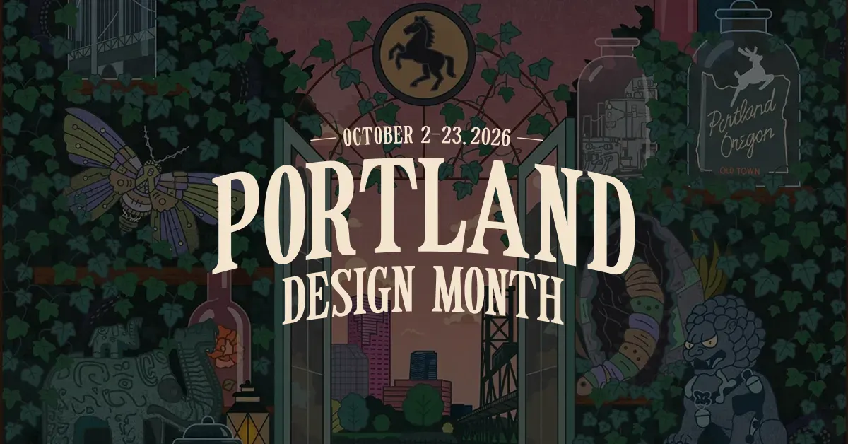 Portland Design Month Poster by Mark Boehly - Graphicsbyte