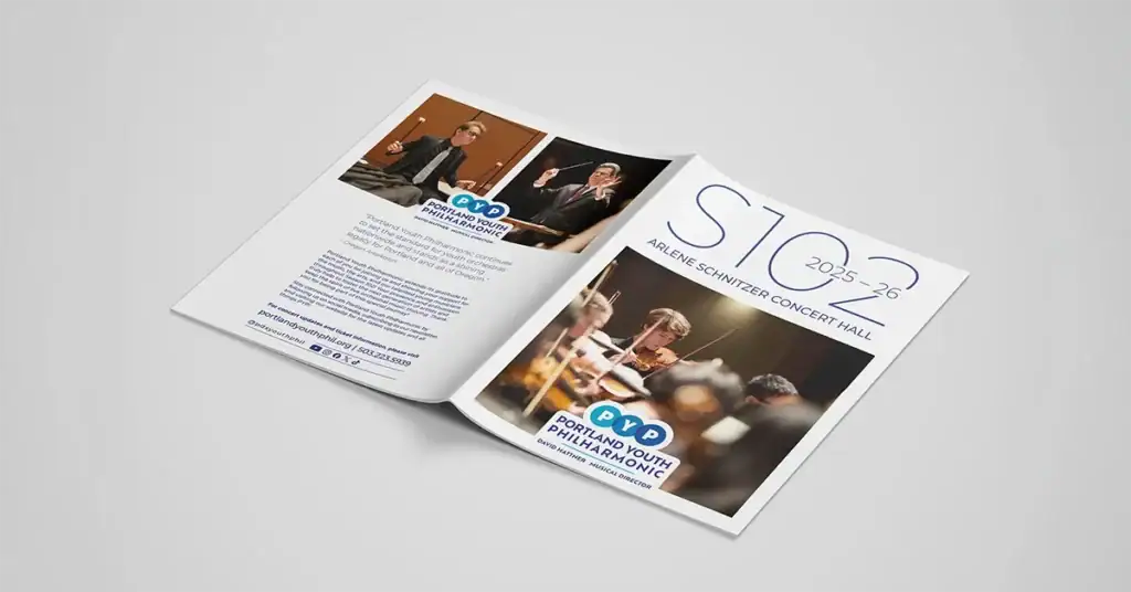 Portland Youth Philharmonic S102 Program Book - Graphicsbyte
